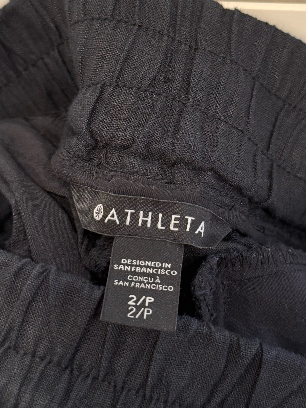 Athleta Cabo Linen Jogger Pant 2 Petite - Picture 8 of 9